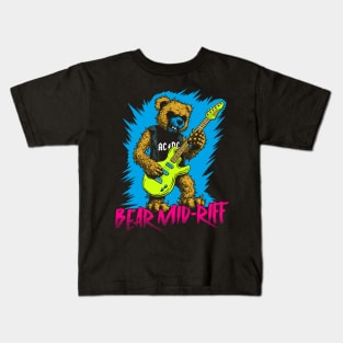 Bear Mid-Riff Kids T-Shirt